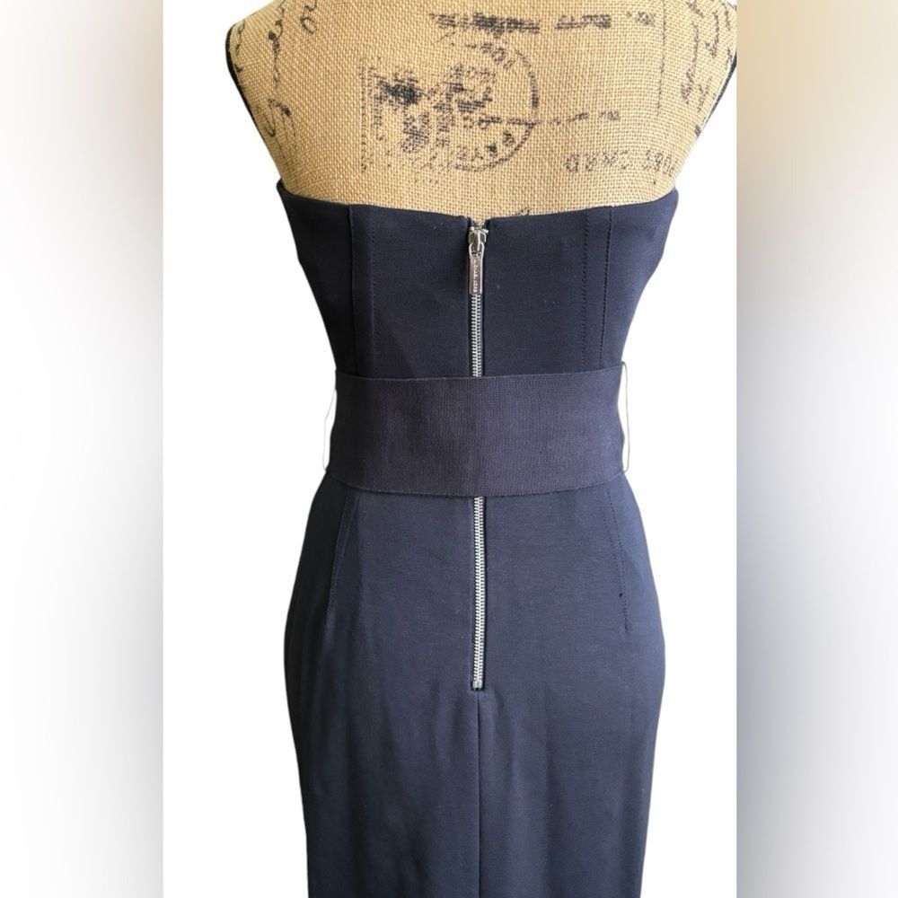 MICHAEL Michael Kors Navy Strapless Dress Size O NWT  4 0436 - Picture 8 of 13